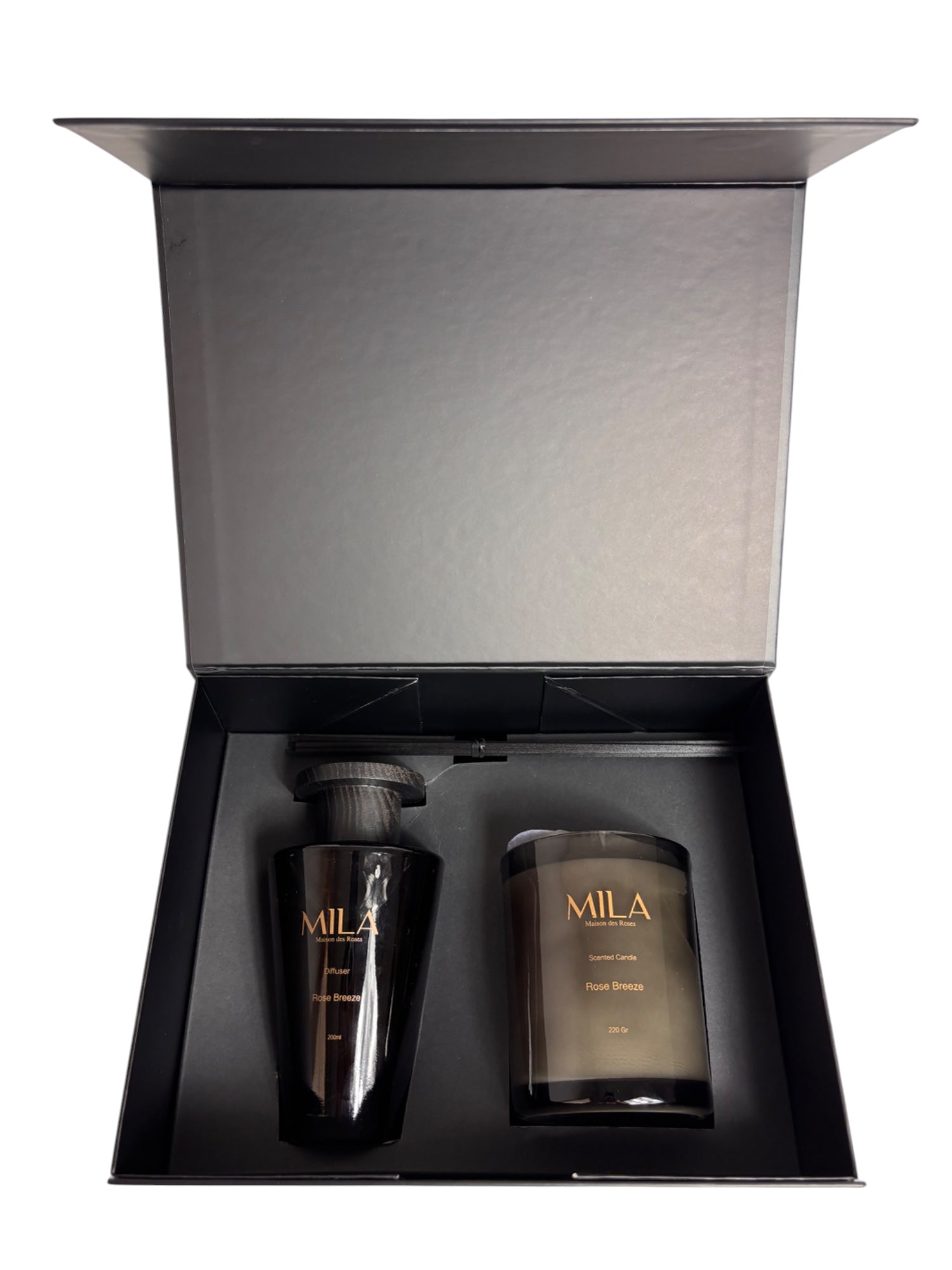 Coffret Black Diffuseur+Bougie (breeze ou fire) - My Store