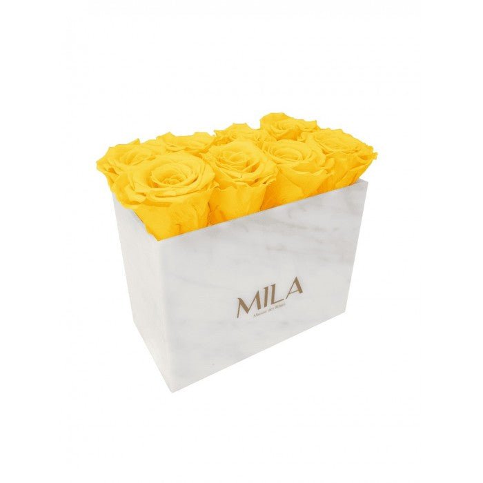 Mila Acrylic White Marble - My Store