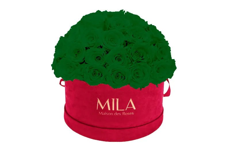 Mila Velour Large burgundy dome - Mila Rose